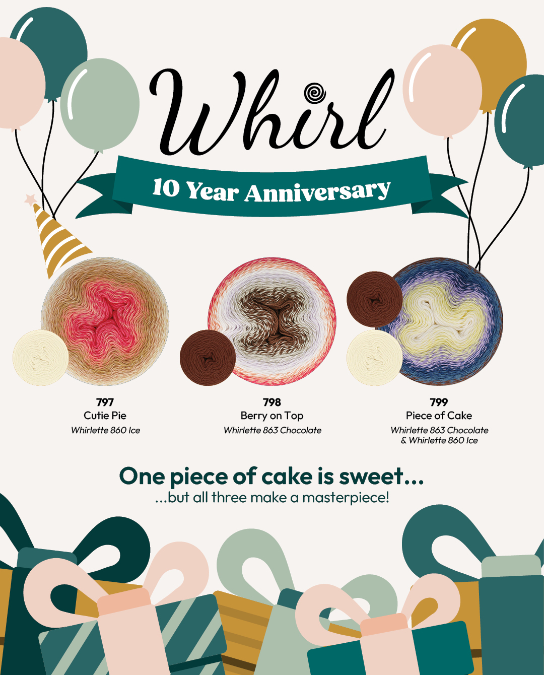 Scheepjes Whirl Birthday Cakes